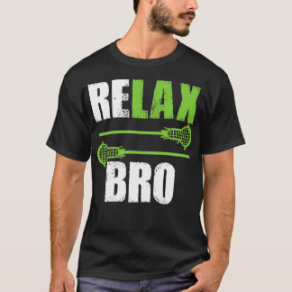 Camiseta Relaxe Bro Funny Lacrosse Lover