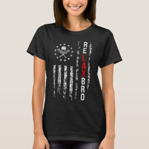 Camiseta Relaxe Bro Lacrosse Jogador Engraçado Lacrosse Peg