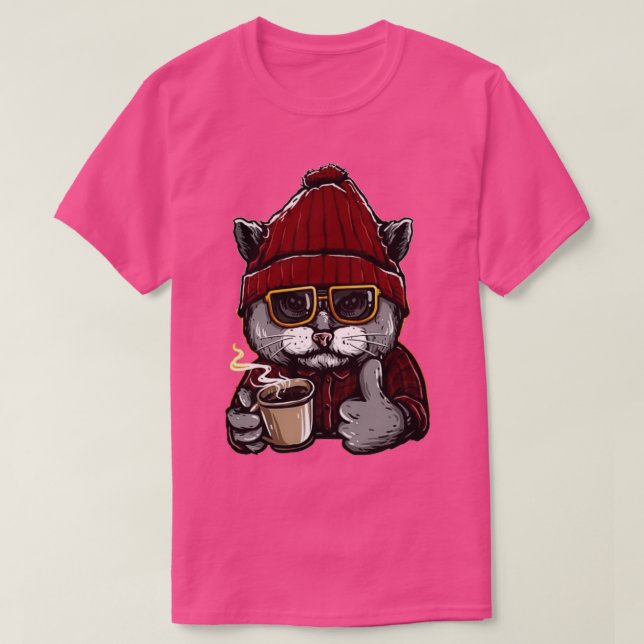 Camiseta Relaxe Cat (Frente do Design)
