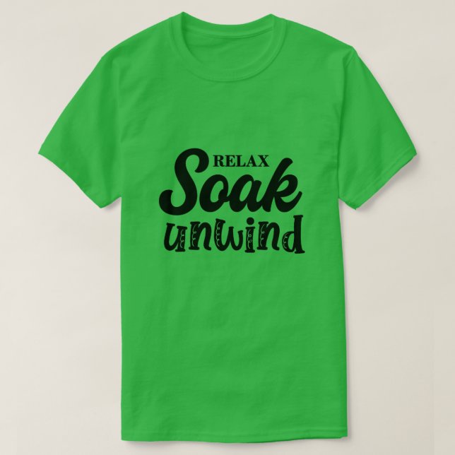 Camiseta Relaxe da estabilização de impregnação01 (Frente do Design)