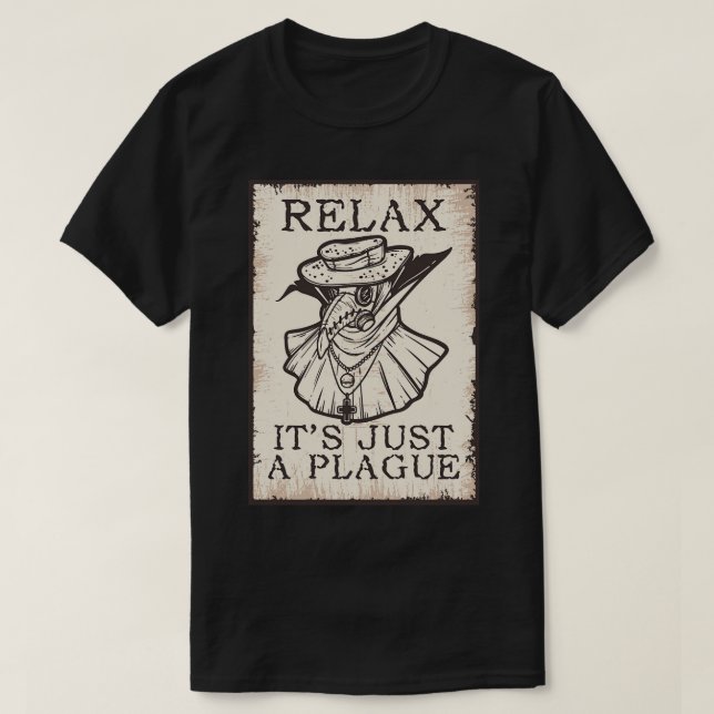 Camiseta Relaxe É Apenas Um Médico (Frente do Design)