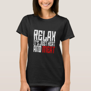 Camiseta Relaxe É só calor e carne