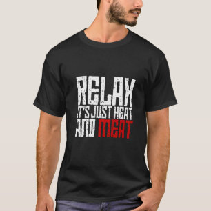 Camiseta Relaxe É só calor e carne
