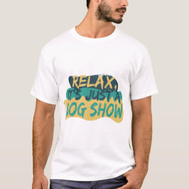 Camiseta relaxe, é só um show de cães