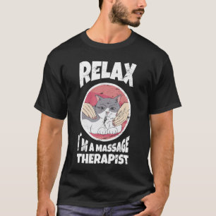 Camiseta Relaxe Em Uma Terapia De Massagem Massagista Fisio