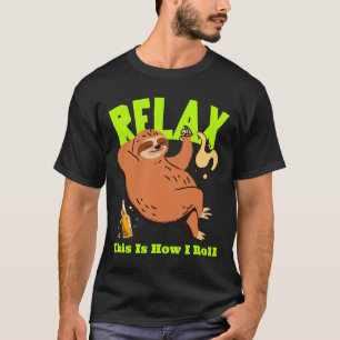 Camiseta Relaxe Engraçado Fumando Lama