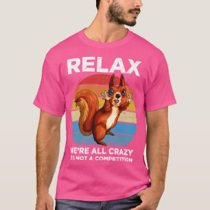 Camiseta Relaxe Era Todo Louco Esquilos Vintage Esquilos En