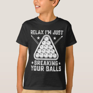 Camiseta Relaxe Estou Quebrando Sua Reprodução De Piscina B