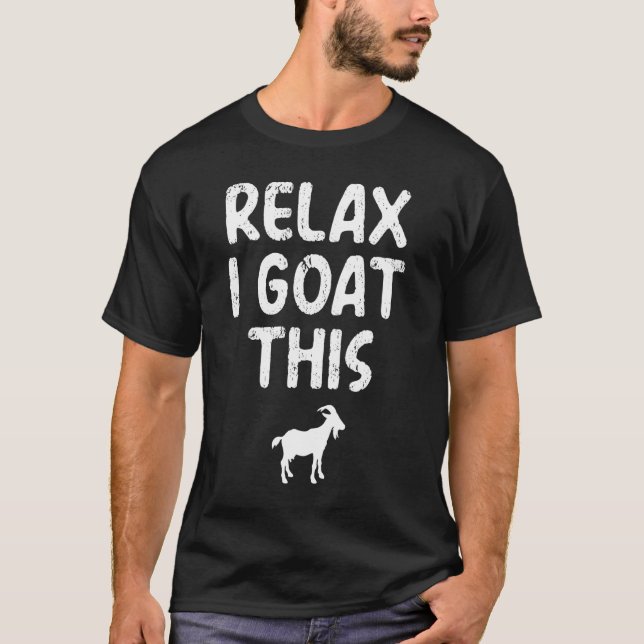 Camiseta Relaxe Eu Dou Conta Disso  Citação de Cabra Gráfic (Frente)
