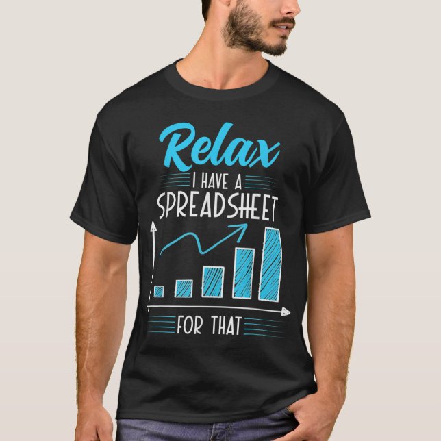 Camiseta Relaxe Eu tenho uma Planilha para Contabilidade (Frente)
