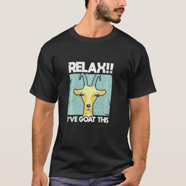 Camiseta Relaxe, eu vou a esta Fazenda do fazendeiro de tsh (Frente)