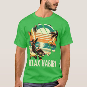 Camiseta Relaxe Habibi Romântico Engraçado Raízes Árabes Io