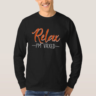 Camiseta Relaxe Im Vacina Humor Totalmente Vacinada