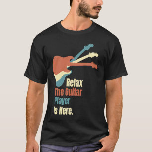 Camiseta Relaxe, Jogador de Violão está aqui, violão elétri