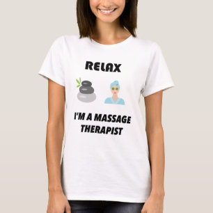 Camiseta Relaxe-me são terapeuta da massagem de A