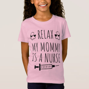 Camiseta Relaxe Minha Mamãe é um Presente para Crianças 