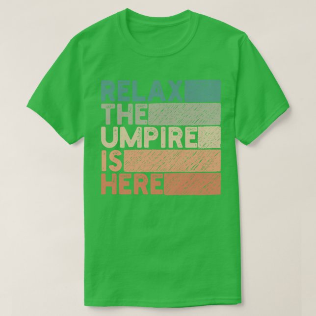 Camiseta relaxe o árbitro está aqui 2 (Frente do Design)