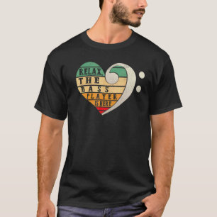 Camiseta Relaxe O Baixista Está Aqui Baixista Música Guitar