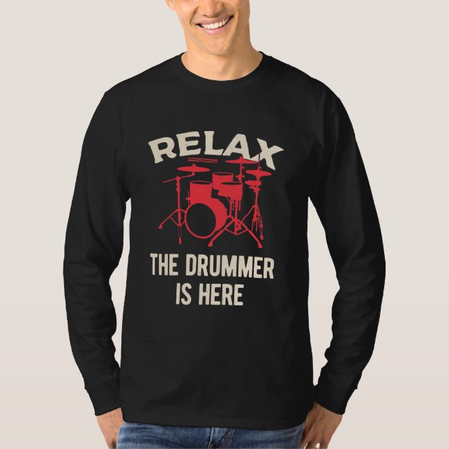 Camiseta Relaxe O Batedor Está Aqui (Frente)