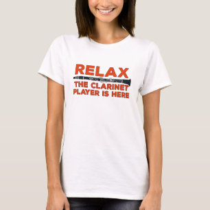 Camiseta Relaxe O Clarinetista Está Aqui