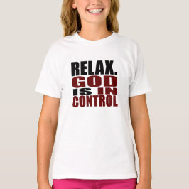 Camiseta RELAXE. O DEUS ESTÁ no roupa do cristão do
