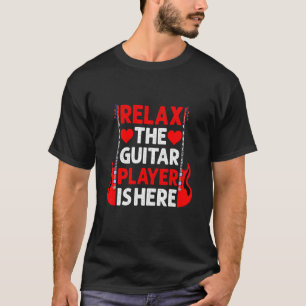 Camiseta Relaxe O Guitarrista Está Aqui