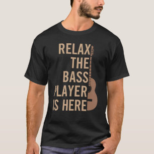Camiseta Relaxe O Jogador De Bass Está Aqui O Instrumento G