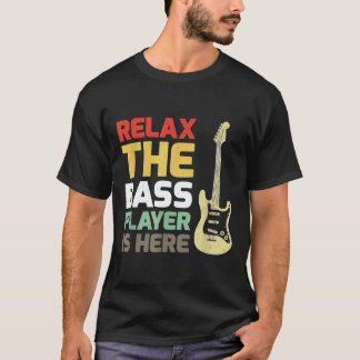 Camiseta Relaxe O Jogador De Bass Está Aqui, Violão