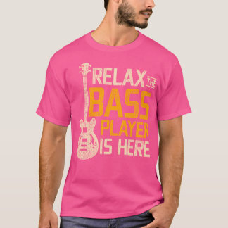 Camiseta Relaxe O Jogador De Bass Está Aqui, Violão De Bass