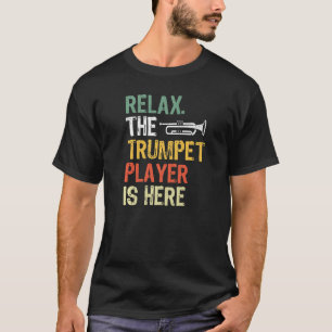 Camiseta Relaxe O Jogador De Trompete Está Aqui