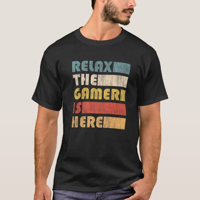 Camiseta Relaxe O Jogador Para Jogos (Frente)