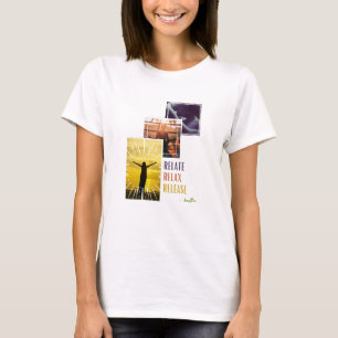 Camiseta Relaxe, relaxe e solte
