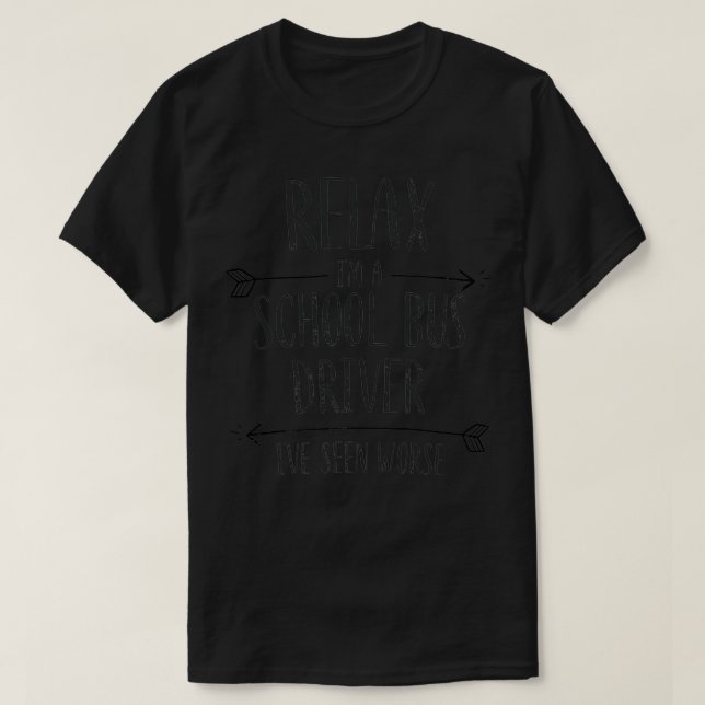 Camiseta Relaxe Sou Uma Faculdade De Condutores De Ônibus 2 (Frente do Design)