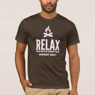 Camiseta Relaxe, você está no Banquete do acampamento Suk