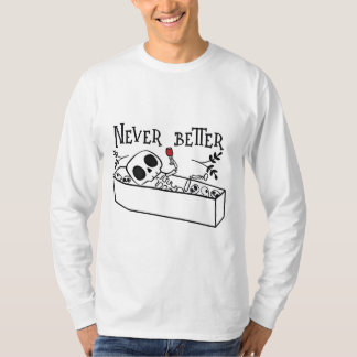 Camiseta Relaxing Coffin Skeleton
