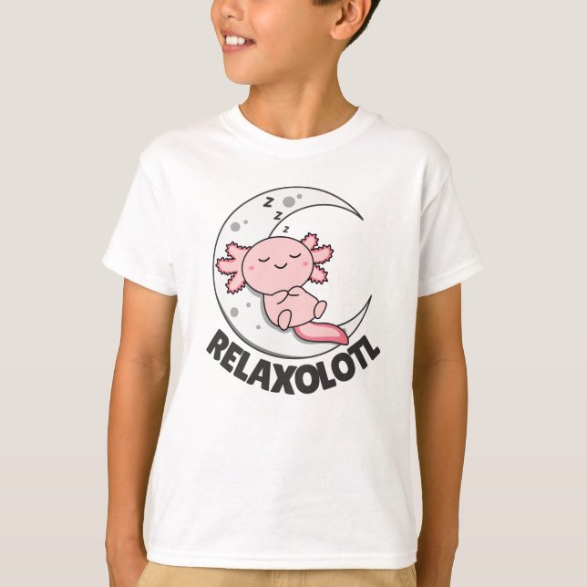 Camiseta Relaxolotl Axolotl Lovers, Cute Animals Relax (Frente)