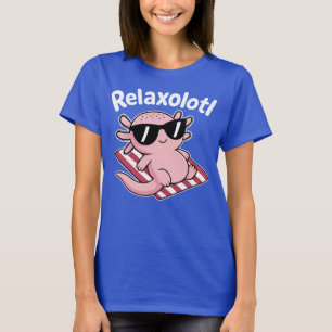 Camiseta Relaxolotl Axolotl Trocadilho Fofo