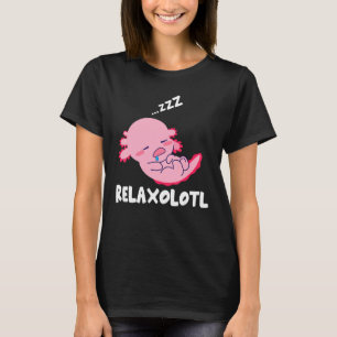 Camiseta Relaxolotl Lazy Sleeping Baby Axolotl Relaxando P