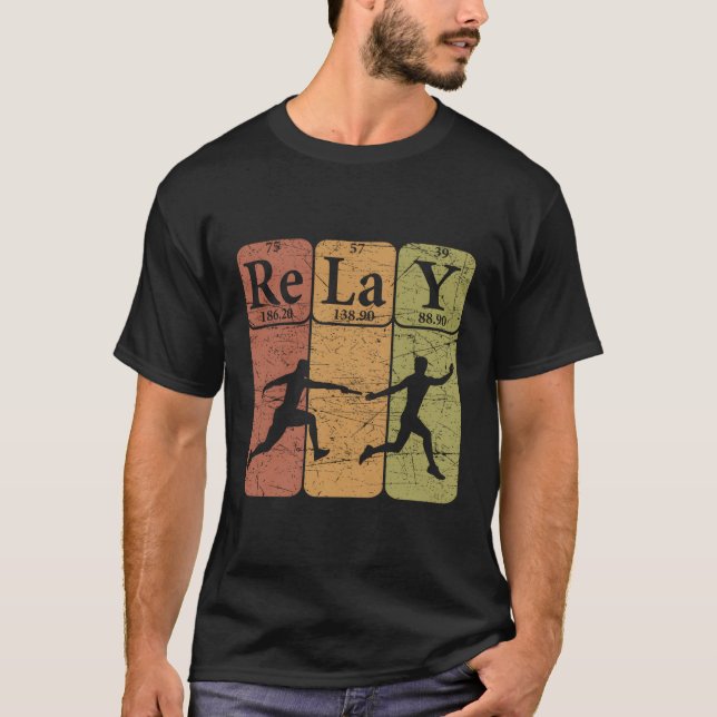 Camiseta Relay Periódico Mesa Elets Relay Race em Execução (Frente)
