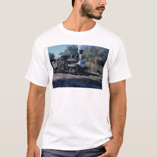 Camiseta Relé do rio da pena, locomotiva de Shay