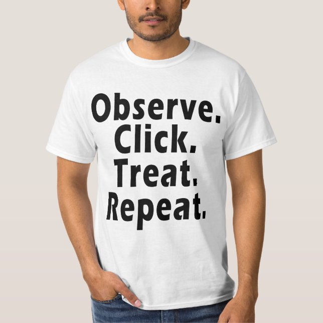 Camiseta Release Canine - Click Treat Dog Training  (Frente)