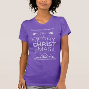 Camiseta Religião Cristã Cristo de Doce de Natal Feio