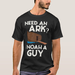 Camiseta Religião Cristã Humor Arca Religiosa Noé