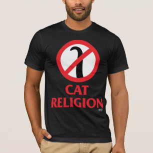 Camiseta Religião do gato