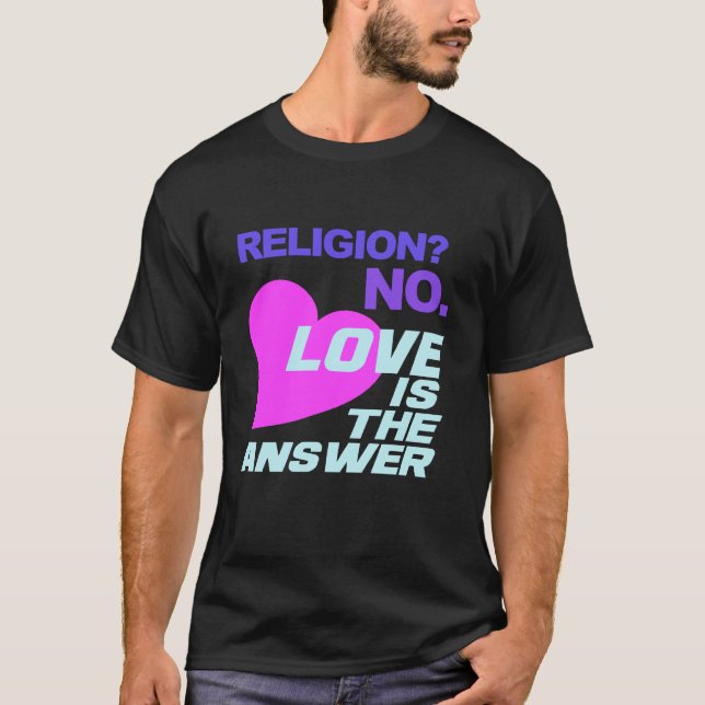 Camiseta Religião e Amor (Frente)