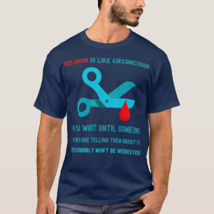 Camiseta Religião É Como Circuncisão