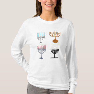 Camiseta Religião Judaica Hanukkah