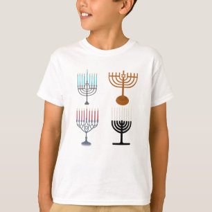 Camiseta Religião Judaica Hanukkah