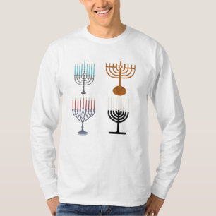Camiseta Religião Judaica Hanukkah