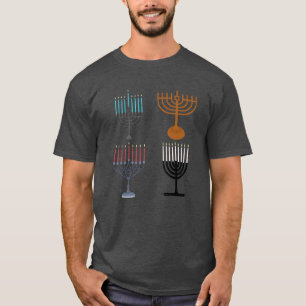 Camiseta Religião Judaica Hanukkah